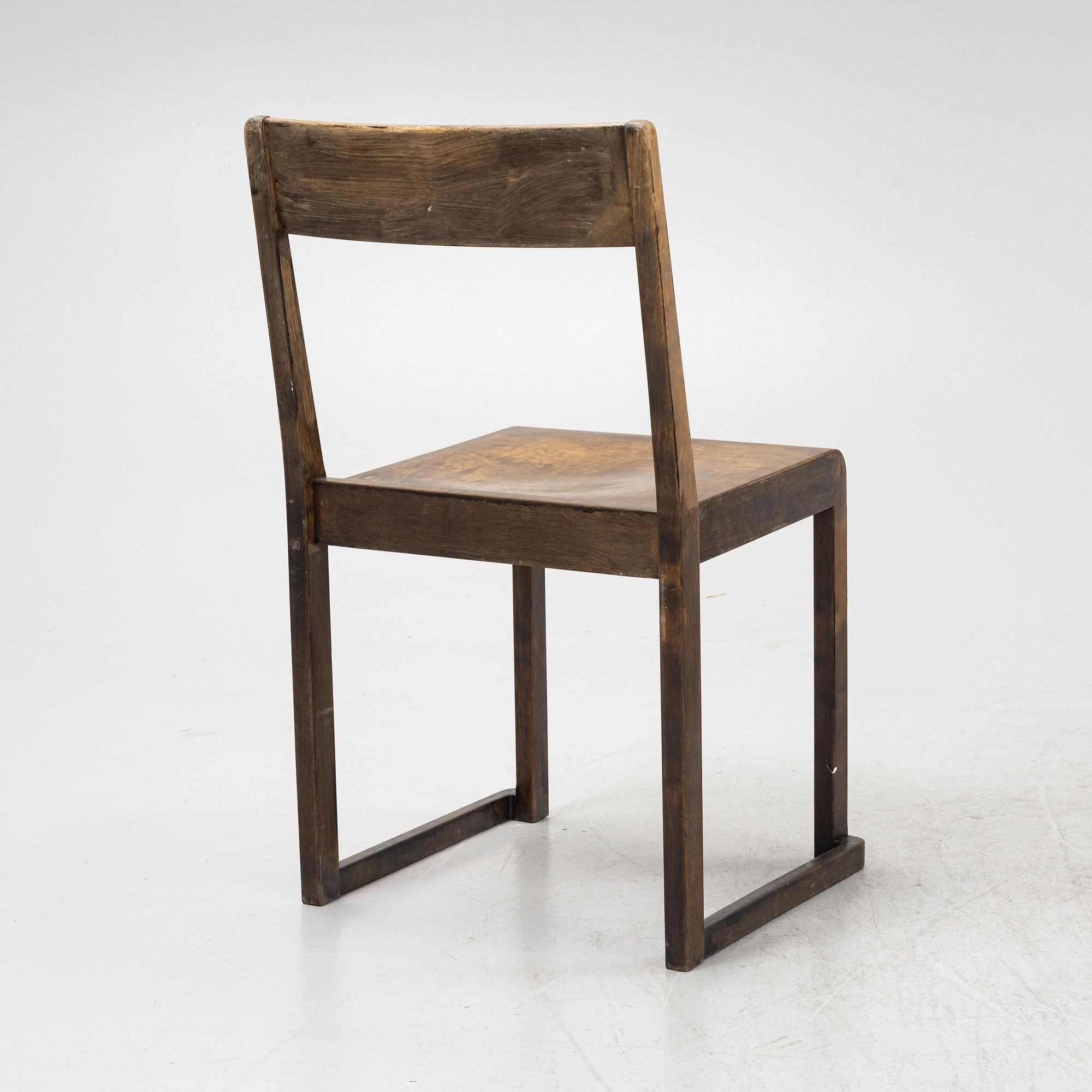 Sven Markelius, stolar 8 st "Orkesterstolen" 1900-talets mitt.