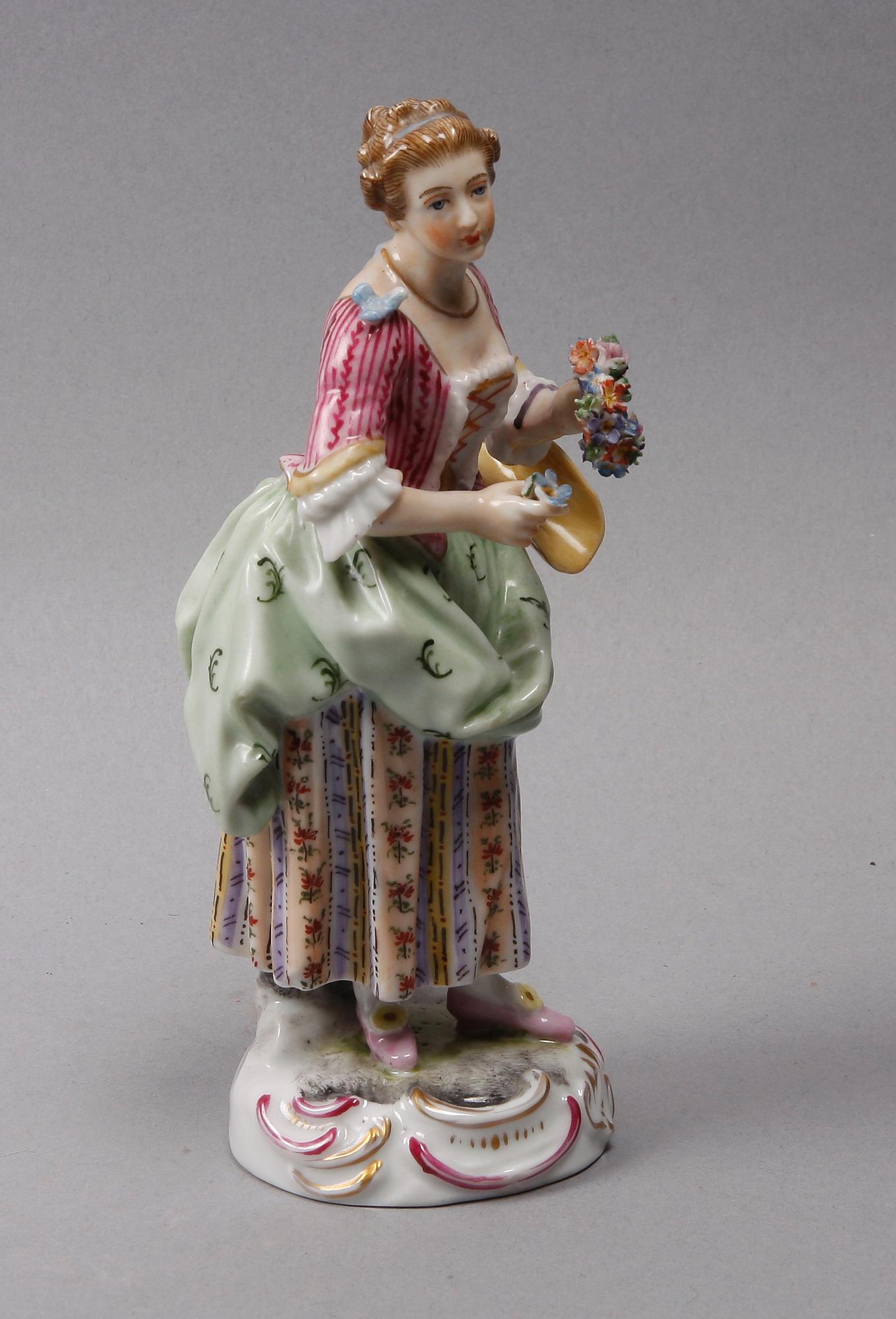 FIGURIN, porslin, 1800-tal.