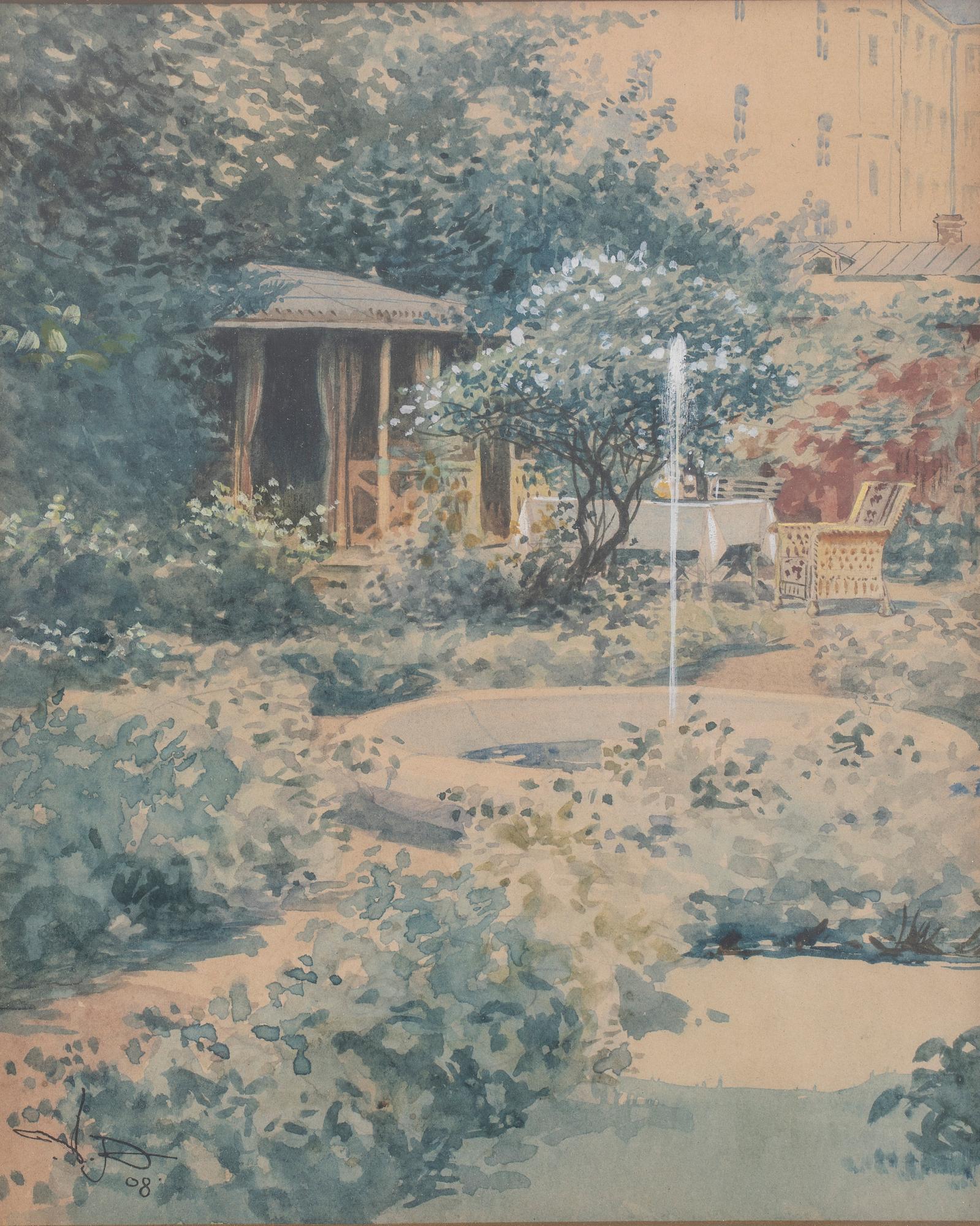 Vicke Andrén, utan titel, 1908.