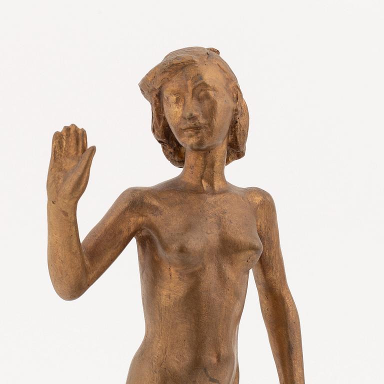 Emil Näsvall, sculpture. Signed, foundry mark. Brons, height 30 cm.