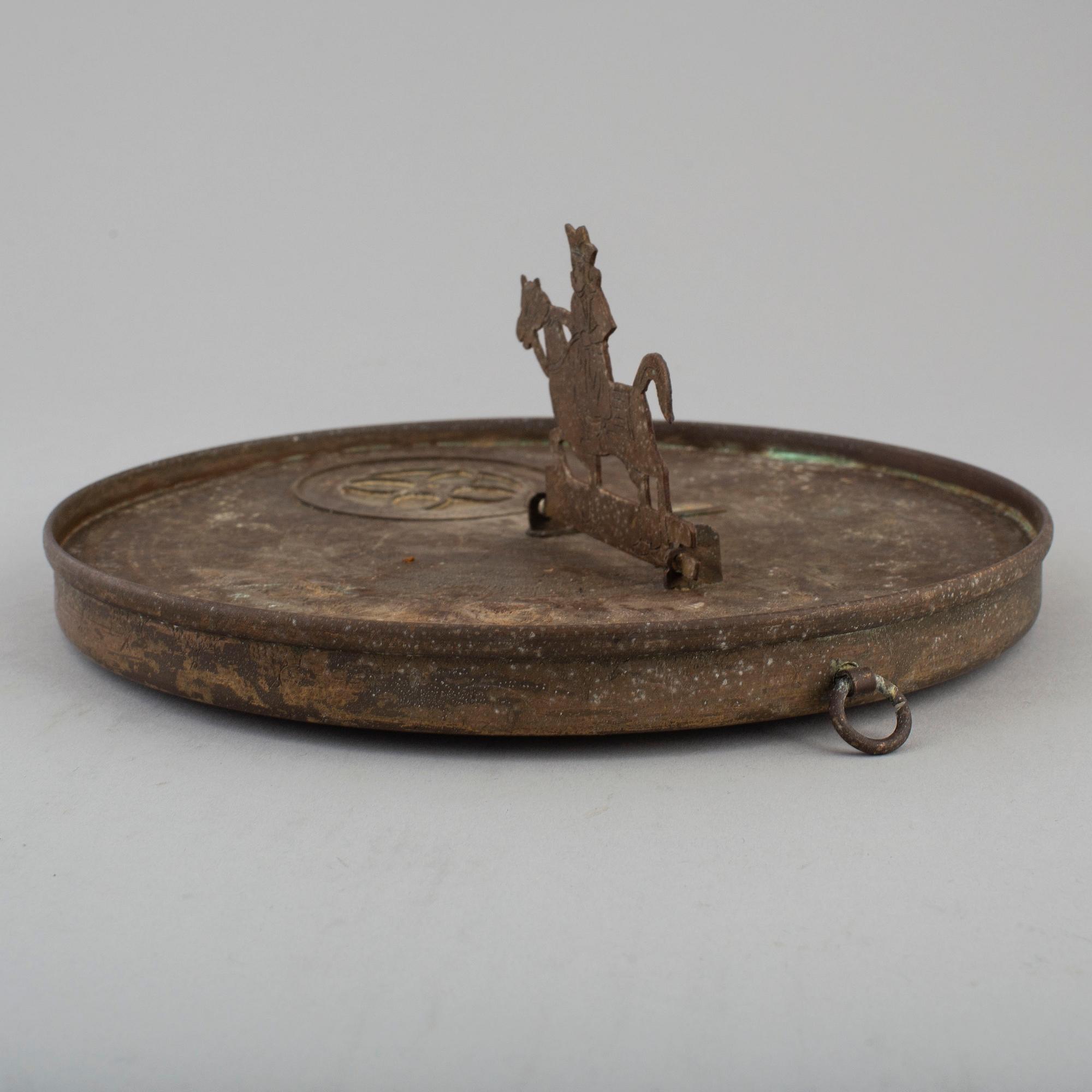 A 19th century sundial.