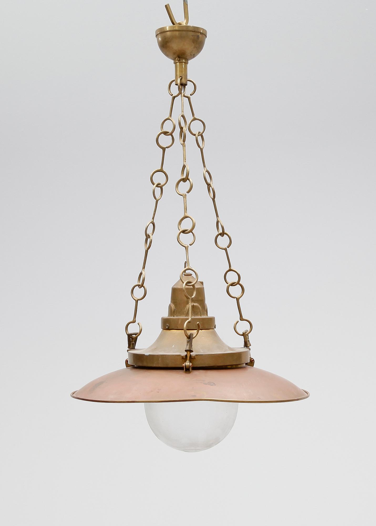 SKEPPSLAMPA, 1900-talets andra hälft.