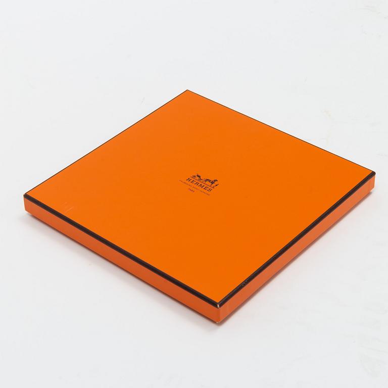 Hermès, a 'Neige d'Antan' silk scarf.