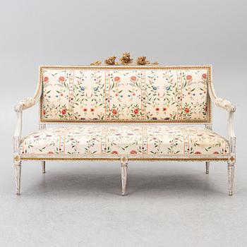 Sofa, Gustavian, circa 1800.