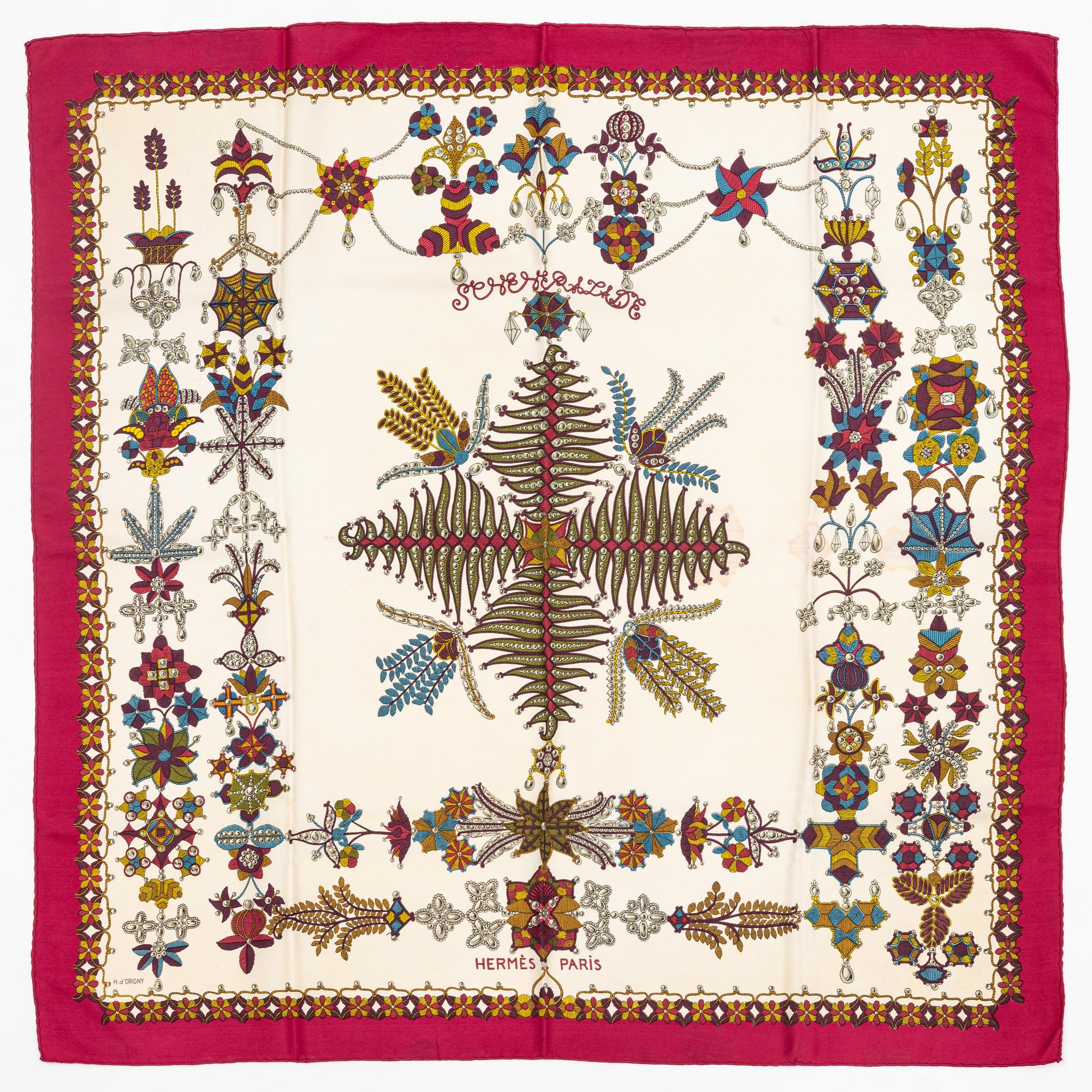 Hermès, scarf, "Scheherazade".