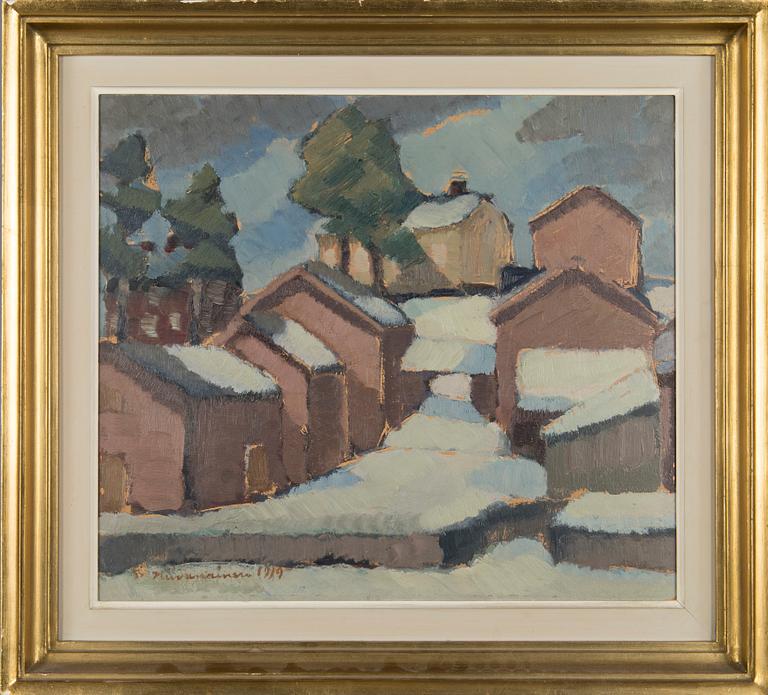 Frans Hiivanainen, Hus vid slänten.