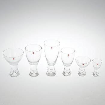 SERVISGLAS, 48 st, "Tapio", Tapio Wirkkala, Iittala, 1970/80-tal.