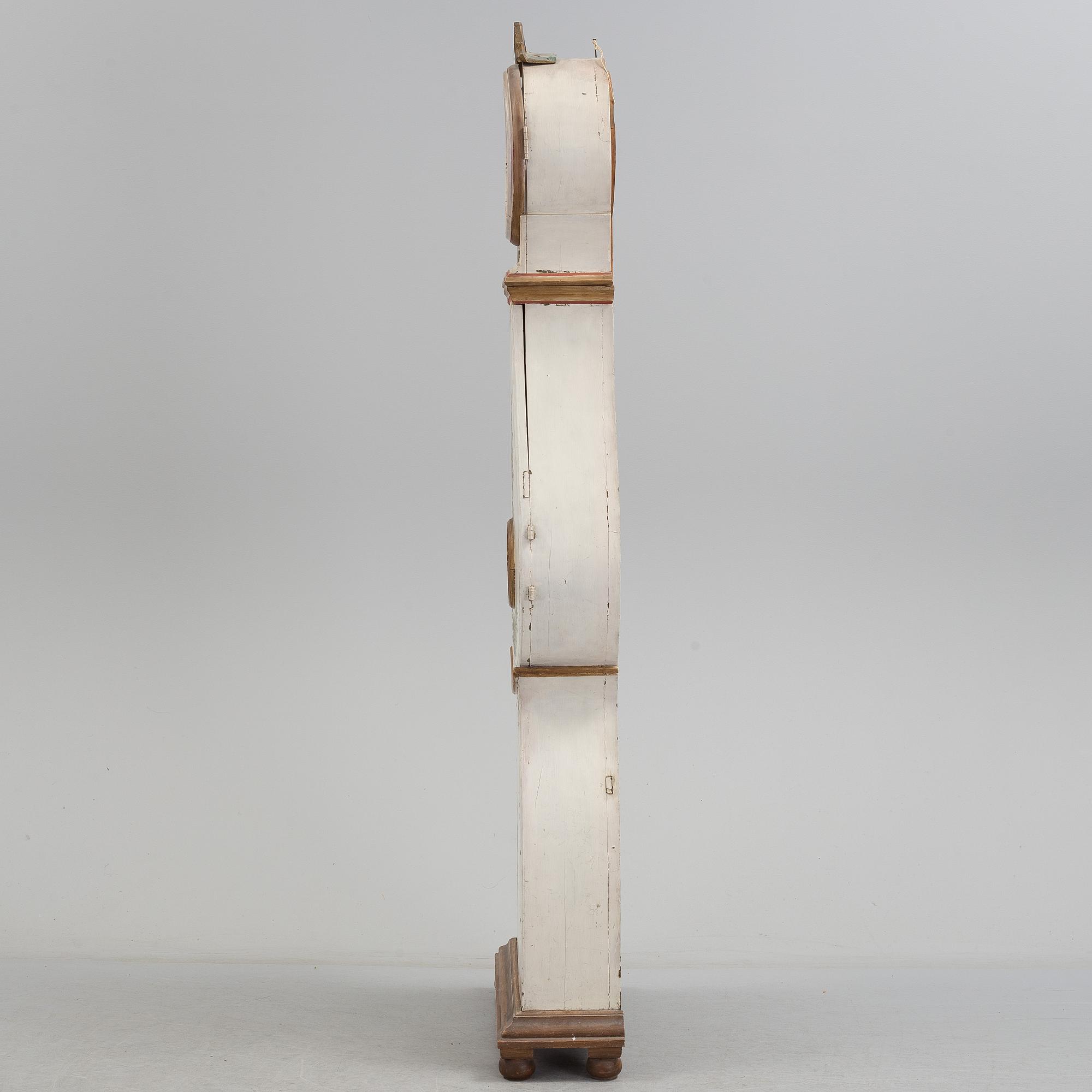 A 19th century longcase clock.