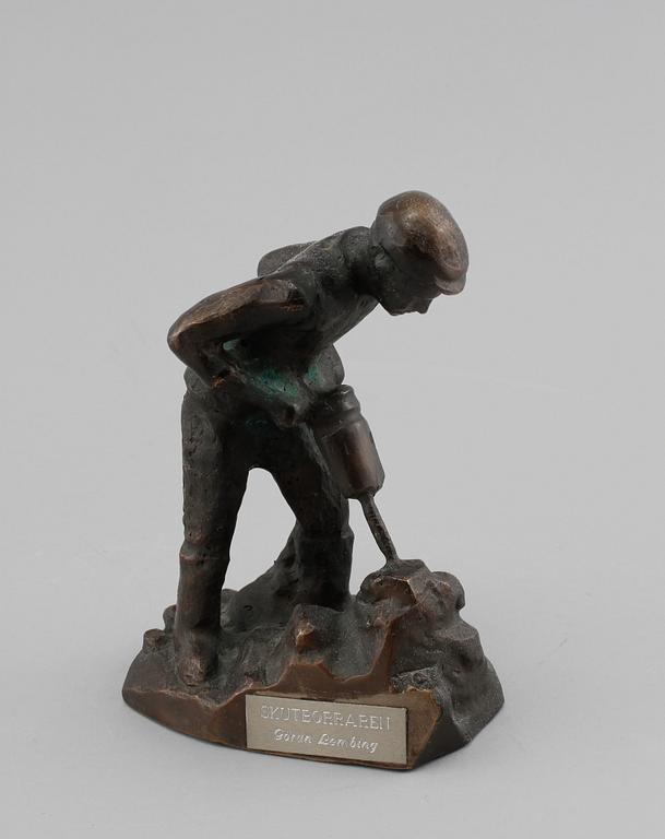 SKULPTUR, brons, okänd konstnär, 1900-tal.