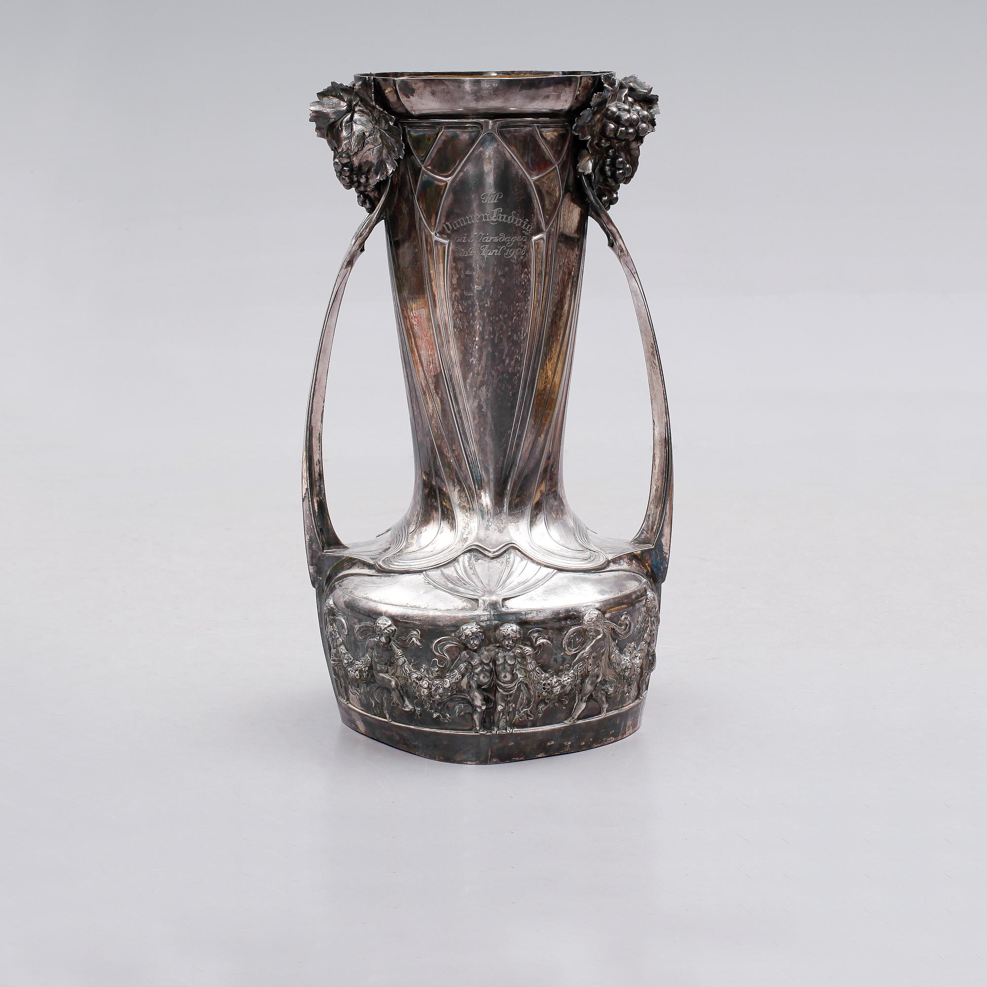 CHAMPAGNEKYLARE, nysilver, WMF, Würtenbergische Metall Manufakturen, 1900 talets början.