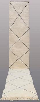 A runner, Morocco, ca 555 x 87 cm.