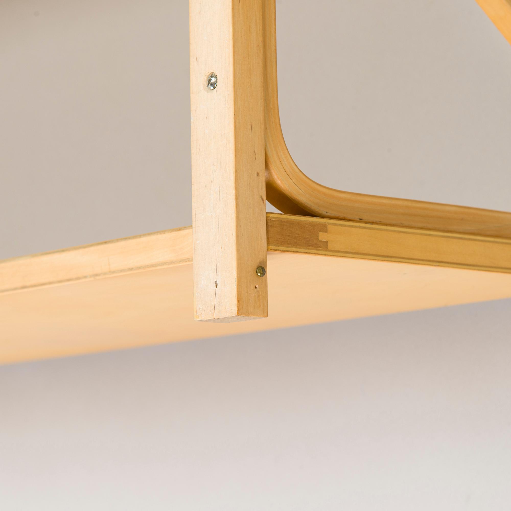 Alvar Aalto, a 1960s/70s  '112B-3' shelf for Artek.