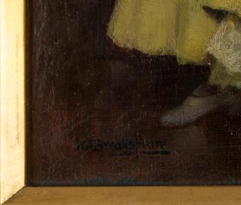 WILLIAM A BREAKSPEARE, pannå, signerad WA Breakspeare.
