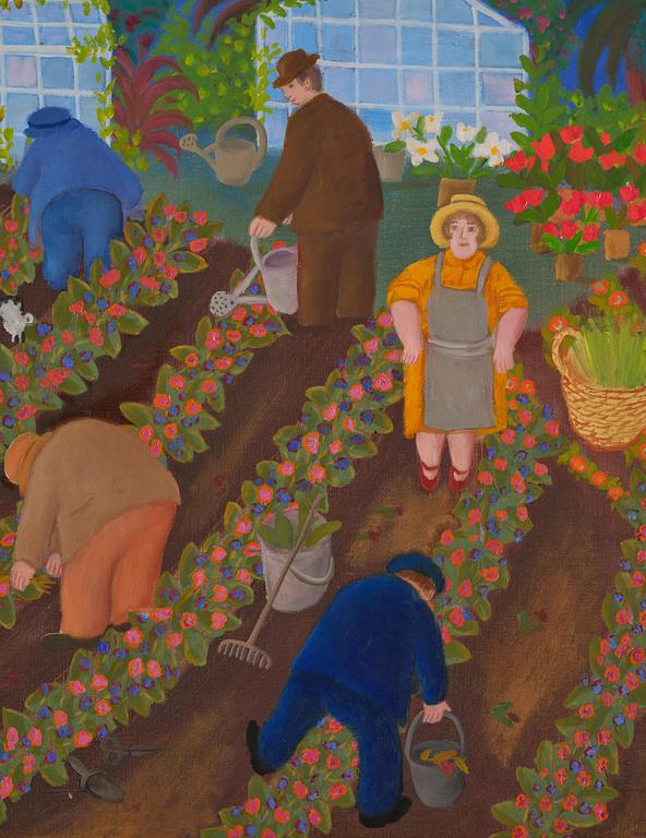 Lennart Jirlow, By the flower fields.