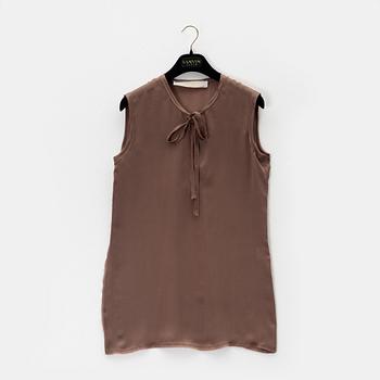 Lanvin, a silk top, size 36.