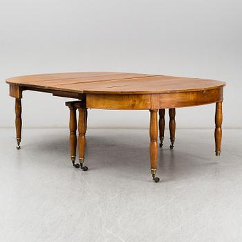 A Swedish mid 19th century dinner table.