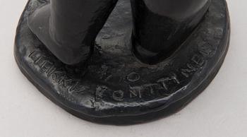 HEIKKI KONTTINEN, skulptur, brons, signerad, daterad 1974 och numrerad 7/10.