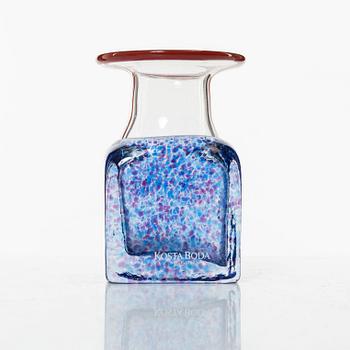 Bertil Vallien, a group of four vases, Kosta Boda.