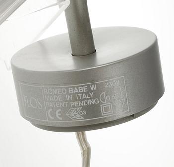 VÄGGLAMPOR, ett par, "Romeo Babe", Philippe Starck, Flos, designade 1996.