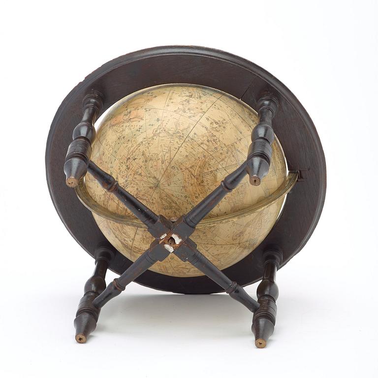 STJÄRNGLOB, Cary's New Celestial Globe, London 1816.