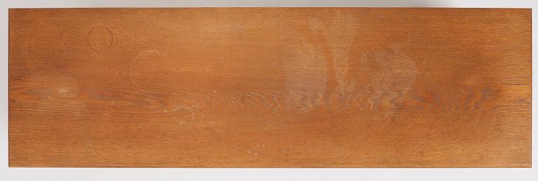 Oscar Nilsson, attributed to, a Swedish Modern oak sideboard, Sweden 1940s.