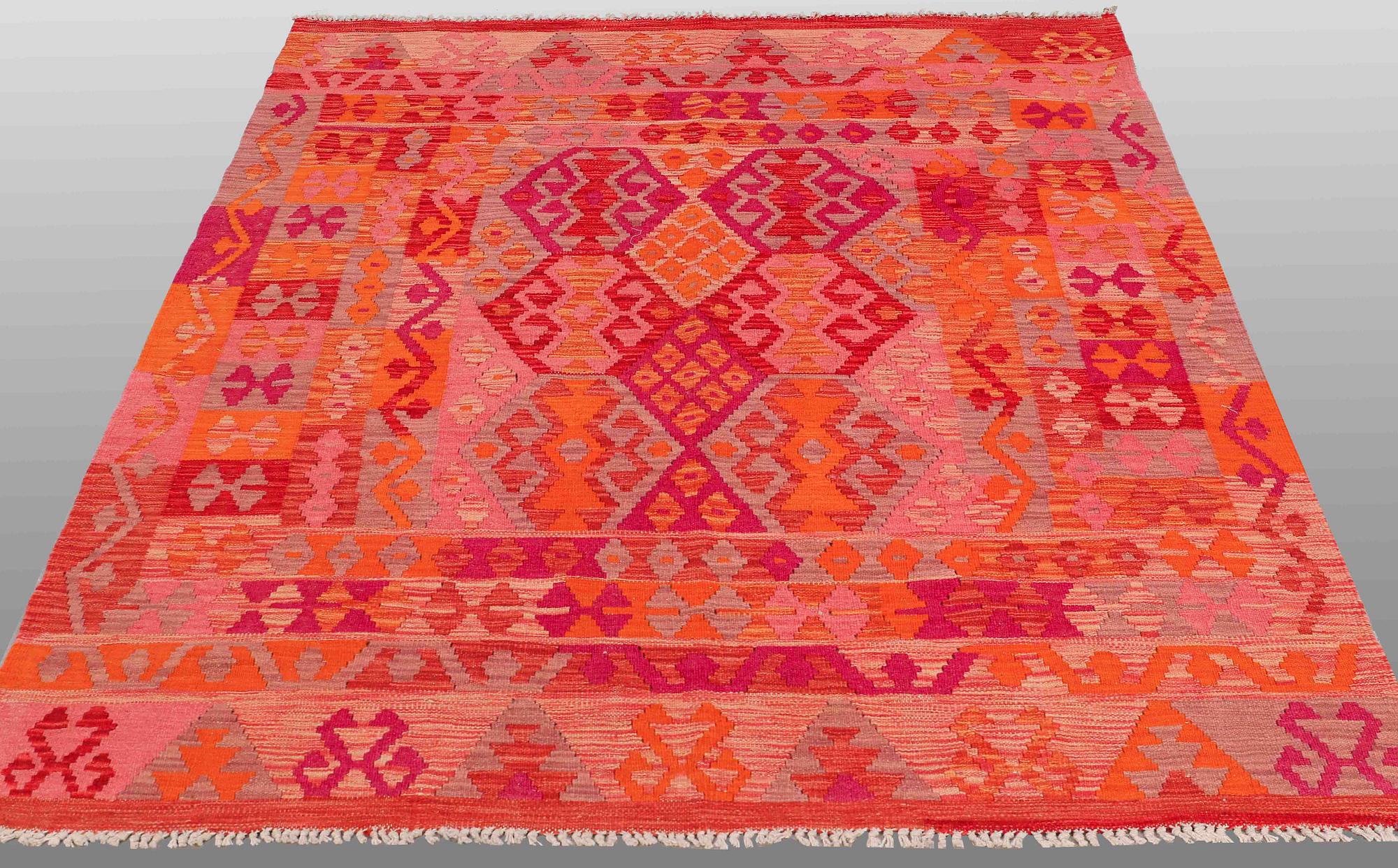 A rug kilim, ca 202 x 164 cm.