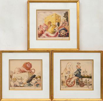 Jeppe Eisner, 3 st "Pariser billeder" 1976.