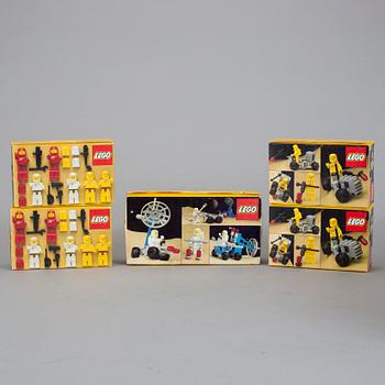 LEGO, 5 stycken rymd-set i förpackningar, 1983.