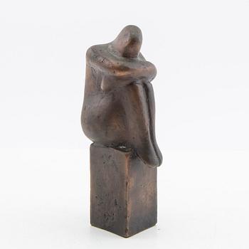 Lisa Larson, sculpture, bronze, "The Thinker".
