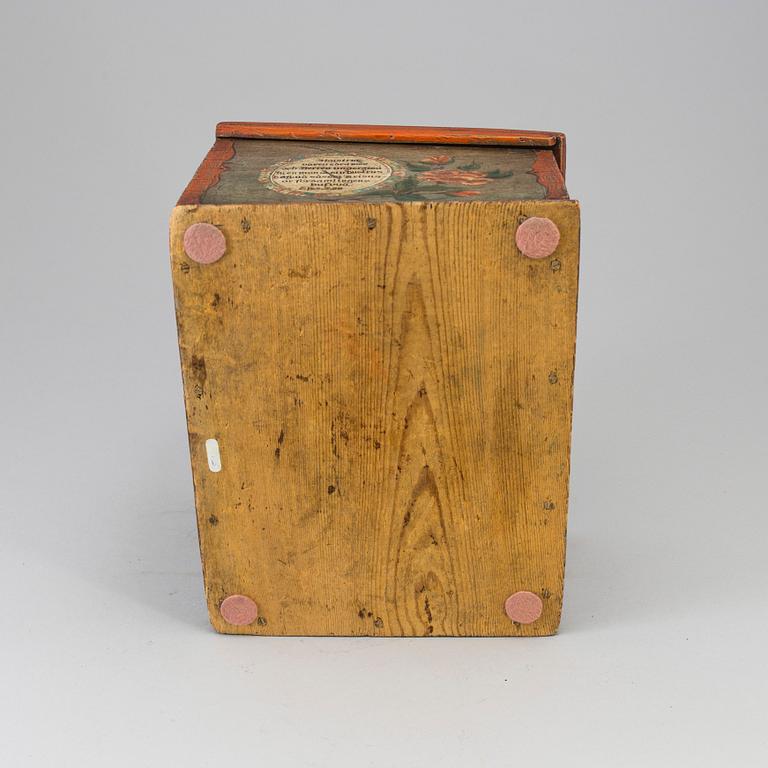 A brides box, dated 1896.