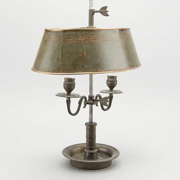 An Empire style Bouilotte lamp  alter aprt of the 19th century.