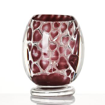 Edvin Öhrström, vas, glas, ariel, Orrefors 1950.