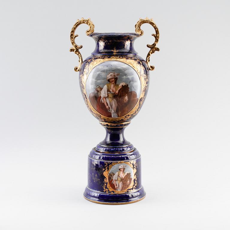 URNA, flintgods, Stoke-on-Trent, England, omkring år 1900.