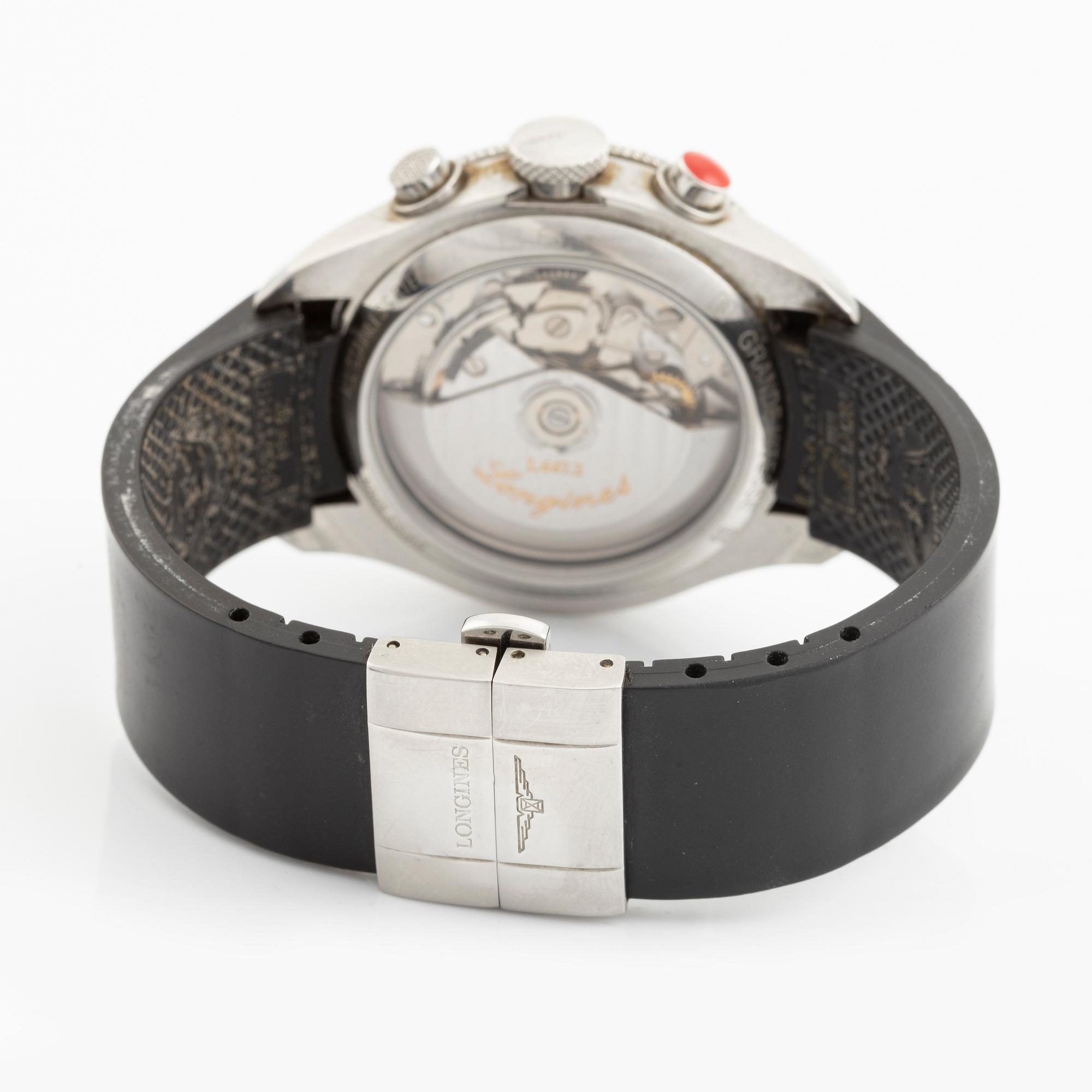 Longines, Grandevitesse, armbandsur, kronograf, 42 mm.