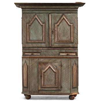 3. A Swedish cupboard from region of Dalarna 18th Century.