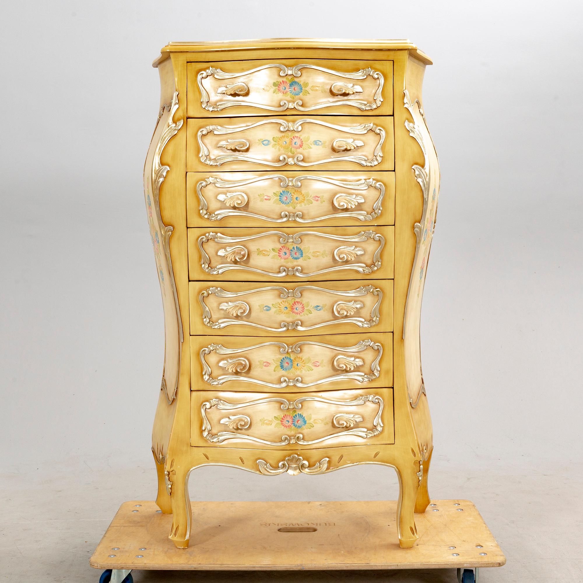 Byrå, rokoko-stil, 1900-talets andra hälft.