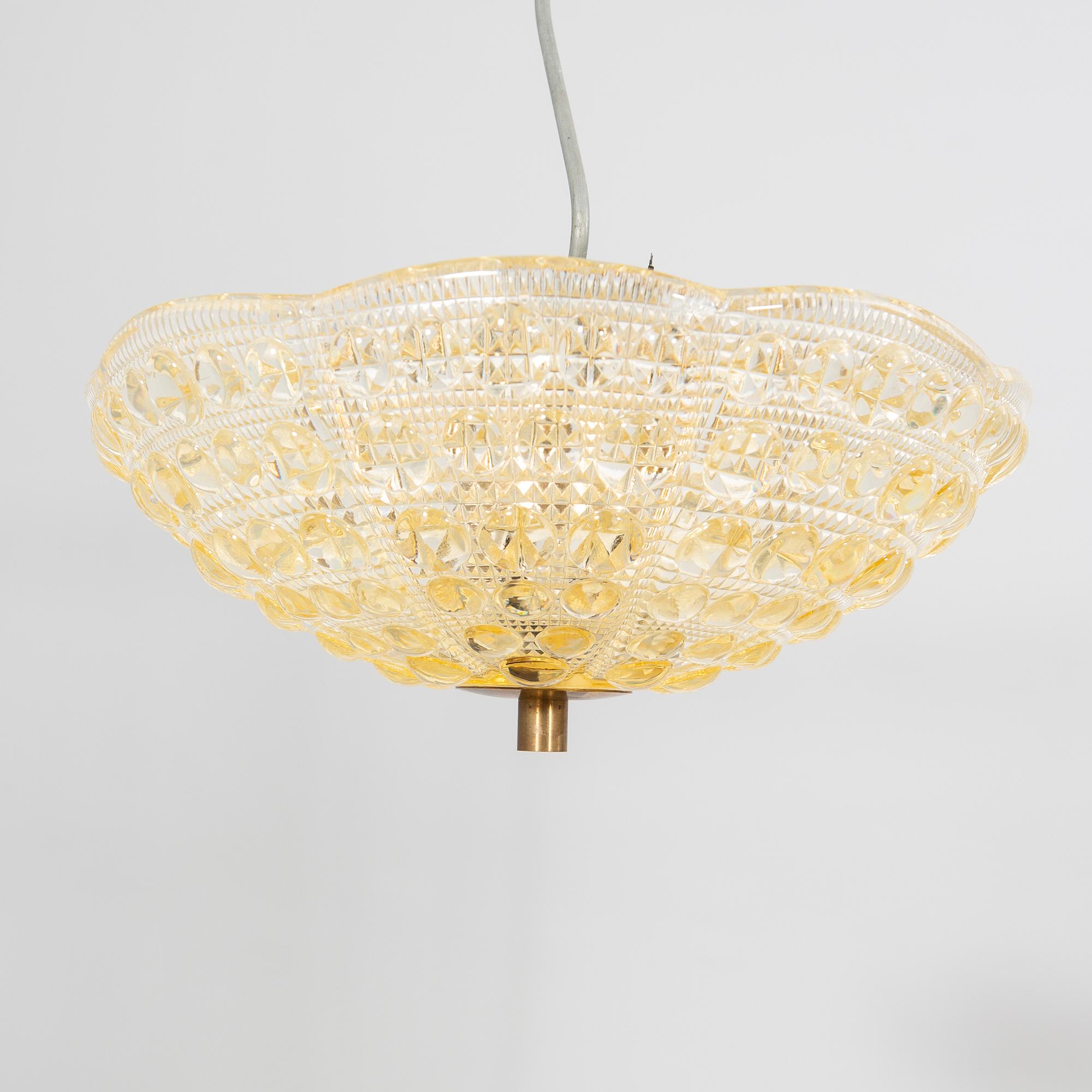 Carl Fagerlund, plafond, Orrefors, 1960-tal.