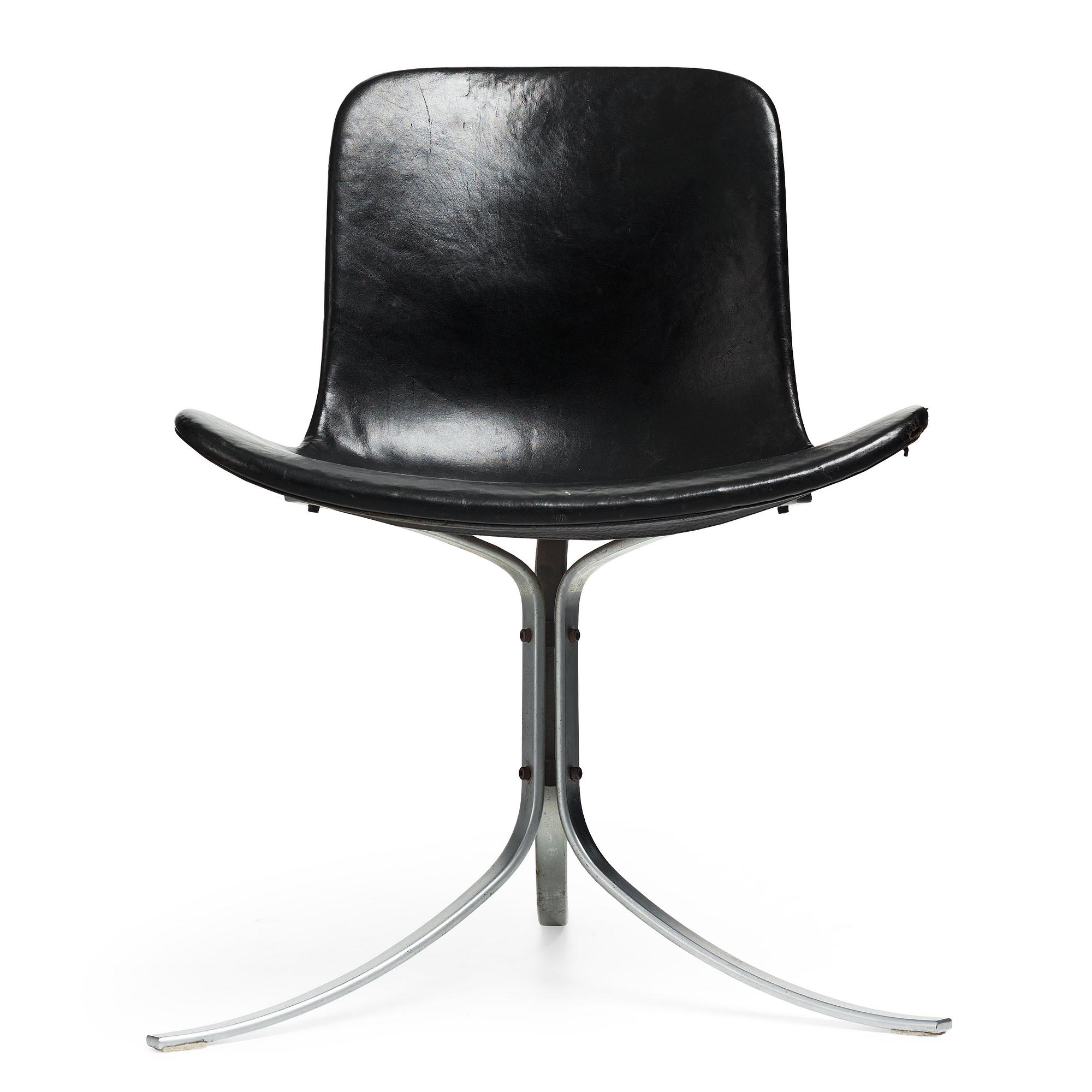 Poul Kjaerholm, a "PK9" chair, edition E Kold Christensen Denmark.