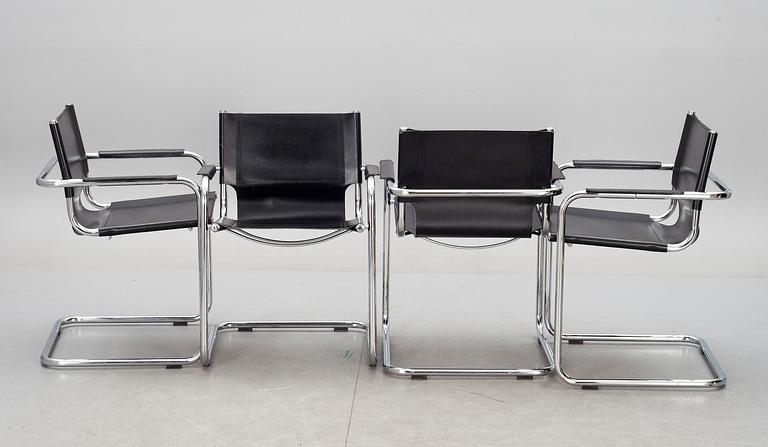 KARMSTOLAR, 4 st, Italien 1900/2000-tal.