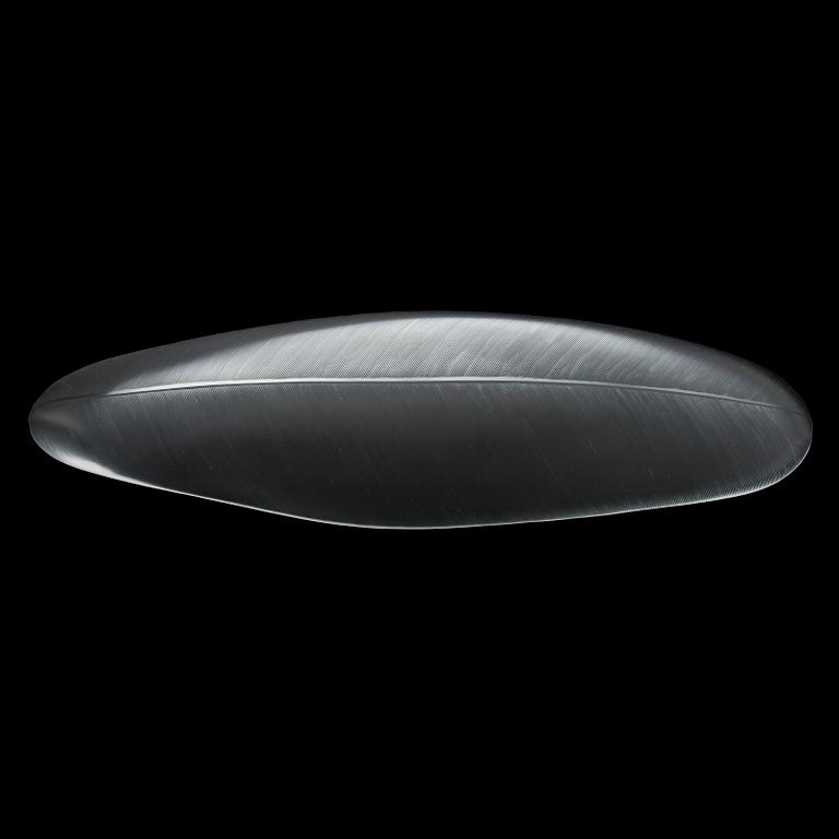 Tapio Wirkkala, taide-esine 3869, "Sulka" signeerattu Tapio Wirkkala Iittala -55.