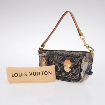 LOUIS VUITTON, Denim Patchwork Pochette, LAUKKU.