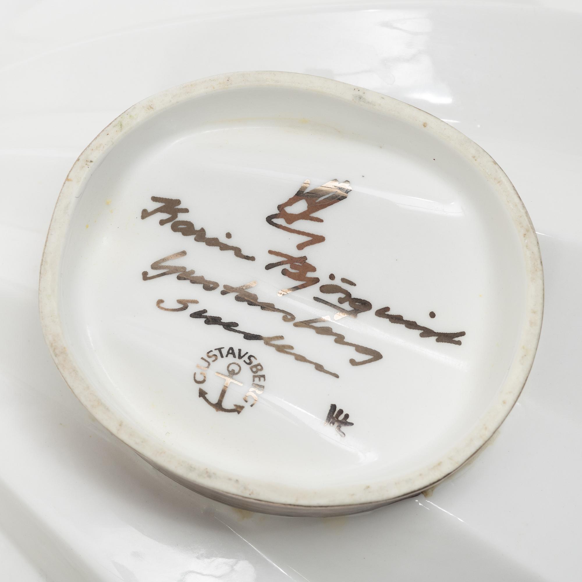 Karin Björquist, servisdelar, 48 st, "Nobel" Rörstrand.