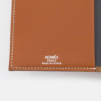 Hermès, a whisky leather notebook/agenda.