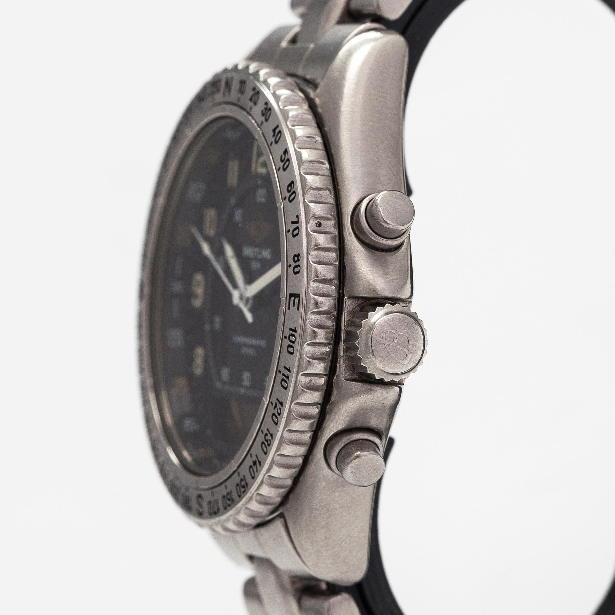 Breitling, Intruder Reveil, armbandsur, 41 mm.
