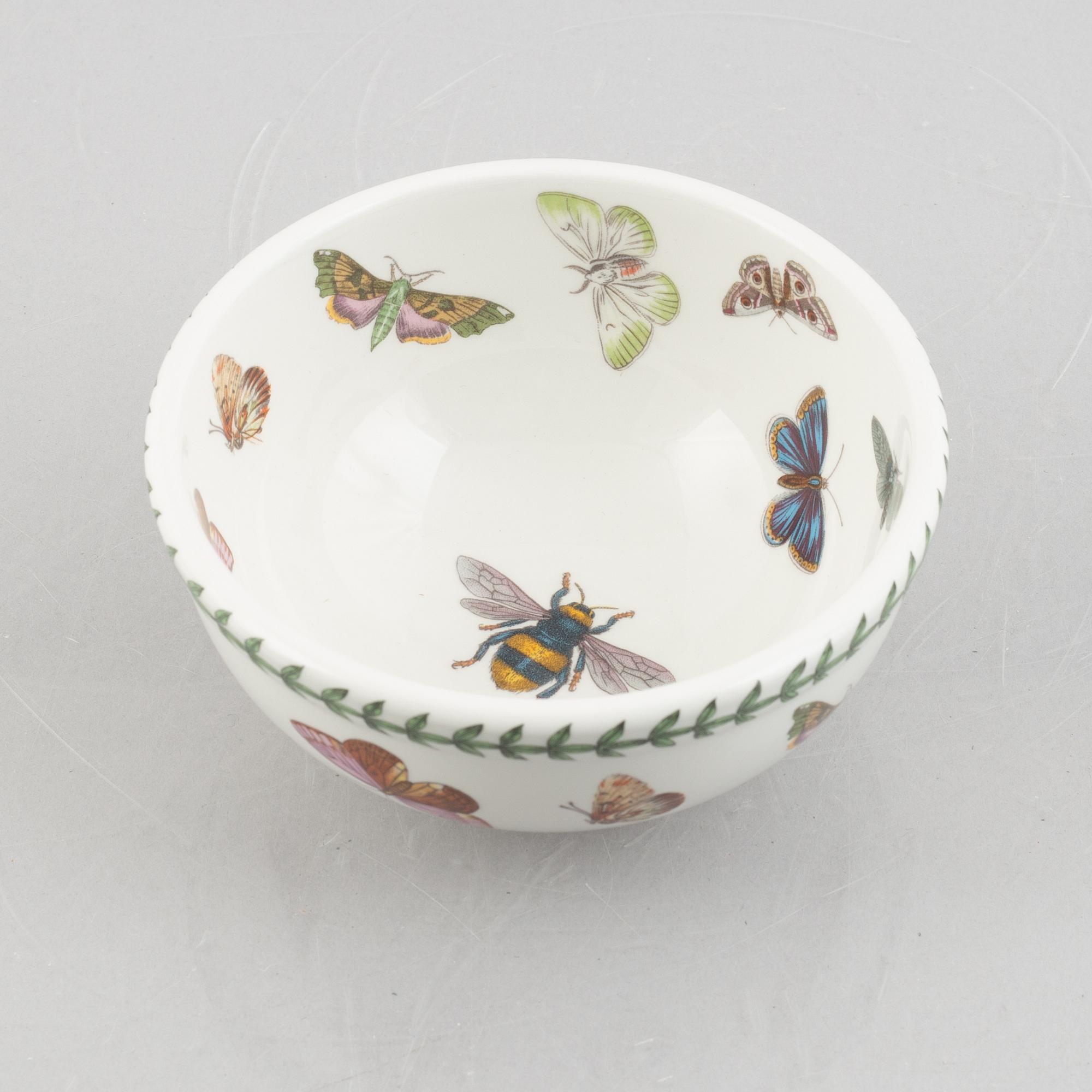 Susan Williams-Ellis, frukostservis, porslin, 25 delar," The Botanic Garden", Portmeirion, England.