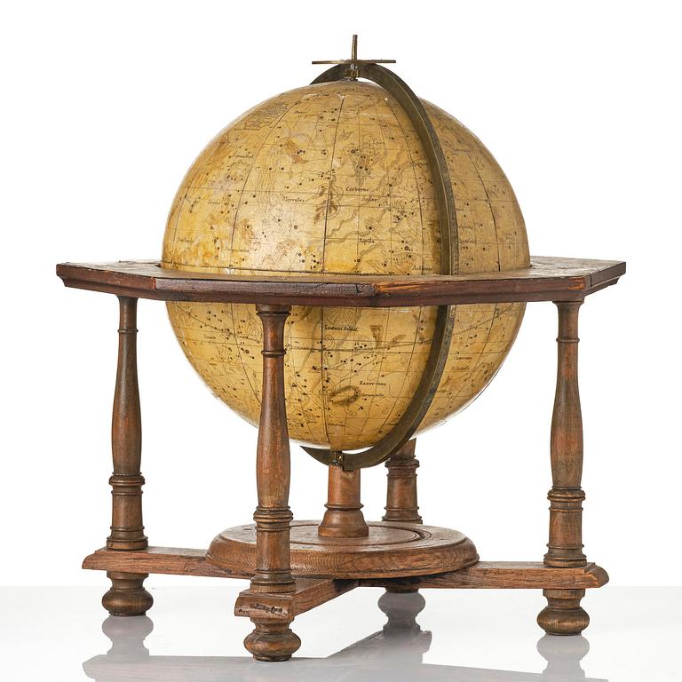 A celestial library globe by A. Åkerman (manufacturer of globes in Uppsala 1759-78), 1759.