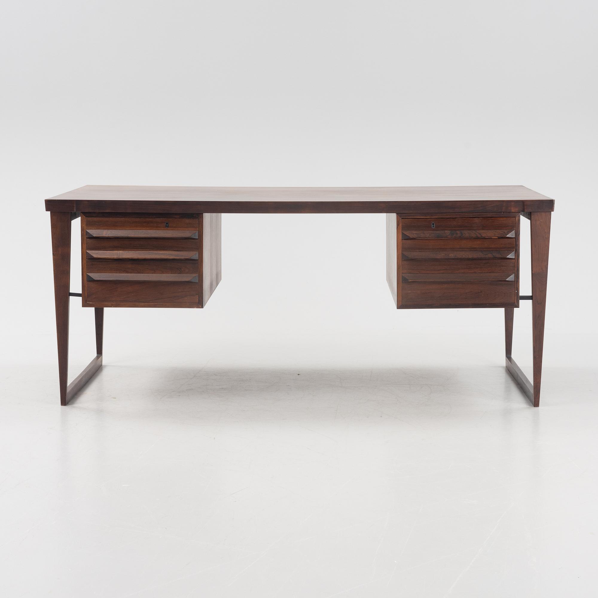 A model 70 writing desk by Kai Kristiansen for Feldballe, 1960's.