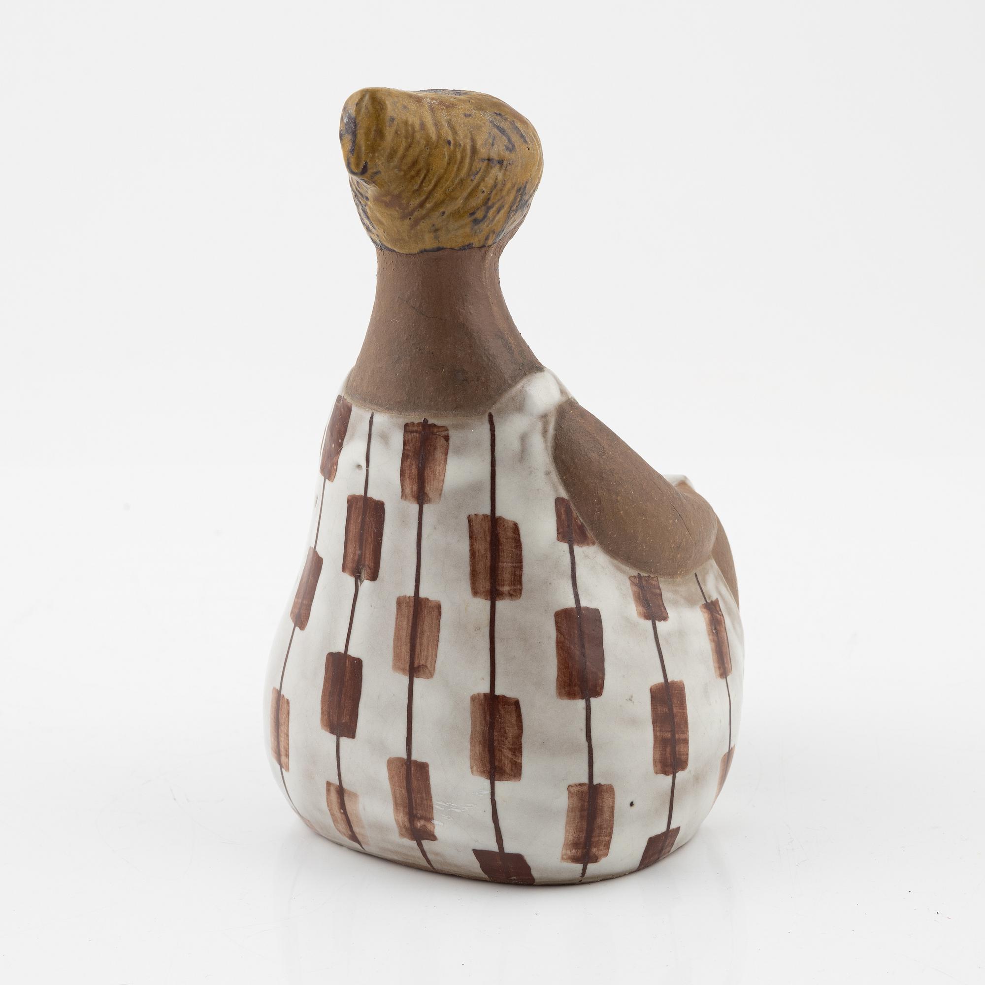 Lisa Larson, figurin, stengods, "Amalia", Gustavsberg.
