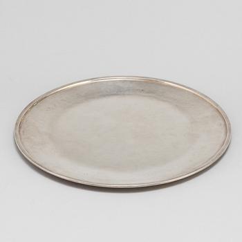 REY URBAN, a sterling silver dish, Stockholm 1966.