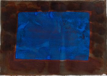 HOWARD HODGKIN, lift-ground etching with aquatint and carborundum, signed 67/100. Dated -86.